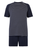 Pure Cotton Striped Pyjama Set