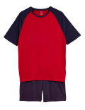 Pure Cotton Heart Print Pyjama Set