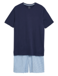 Pure Cotton Swallow Print Pyjama Set
