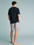 2 Pack Pure Cotton Printed Pyjama Shorts