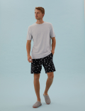 Pure Cotton Space Print Pyjama Set