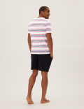Pure Cotton Striped Pyjama Set