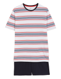 Pure Cotton Striped Pyjama Set