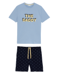 Pure Cotton The Daddy Slogan Pyjama Set
