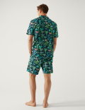 Pure Cotton Dinosaur Print Pyjama Set