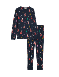 Men's Disco Santa Family Christmas Pyjama Set
