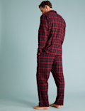 Brushed Cotton Checked Pyjama Set