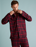 Brushed Cotton Checked Pyjama Set