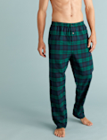 Brushed Cotton Checked Pyjama Set