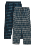 Pure Cotton Checked Regular Fit Pyjama