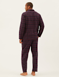Brushed Cotton Checked Pyjama Set