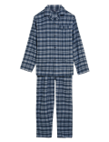 Brushed Cotton Checked Pyjama Set