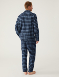 Brushed Cotton Checked Pyjama Set
