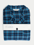 Brushed Cotton Checked Pyjama Set