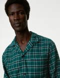 Brushed Cotton Checked Pyjama Set