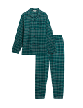Brushed Cotton Checked Pyjama Set