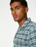 Brushed Cotton Checked Pyjama Set