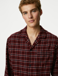 Brushed Cotton Checked Pyjama Set