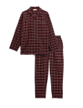 Brushed Cotton Checked Pyjama Set