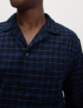 Brushed Cotton Checked Pyjama Set