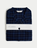Brushed Cotton Checked Pyjama Set