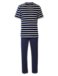 Pure Cotton Striped Pyjama Set