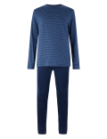 Pure Cotton Striped Pyjama Set