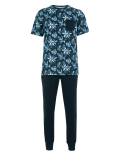 Pure Cotton Leaf Print Pyjama Set