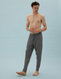 2 Pack Pure Cotton Cuffed Pyjama Bottoms