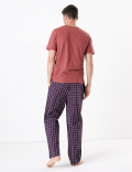 Pure Cotton Checked Pyjama Set
