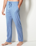 2 Pack Pure Cotton Jersey Pyjama Bottoms