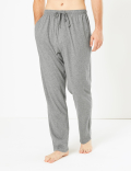 2 Pack Pure Cotton Jersey Pyjama Bottoms