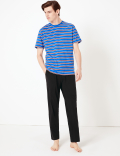 Pure Cotton Striped Pyjama Set