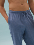 2 Pack Pure Cotton Jersey Pyjama Bottoms