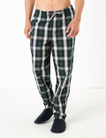 Pure Cotton Checked Pyjama Set