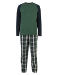 Pure Cotton Checked Pyjama Set