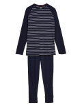 Pure Cotton Striped Pyjama Set