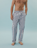 Pure Cotton Checked Pyjama Set