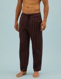 Pure Cotton Stag Print Pyjama Set