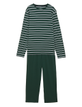Pure Cotton Striped Pyjama Set