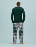 Pure Cotton Checked Pyjama Set