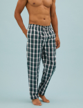 Pure Cotton Checked Pyjama Set