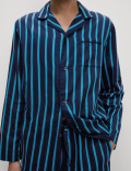 Men's Candy Striped Family Christmas Pyjama Set