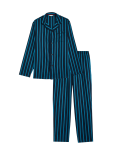 Men's Candy Striped Family Christmas Pyjama Set