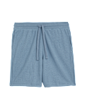 Cotton Supersoft Waffle Loungewear Shorts