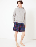Supersoft Checked Pyjama Shorts