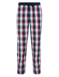 Pure Cotton Checked Pyjama Bottoms
