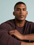 Cotton Supersoft Waffle Lounge Sweatshirt