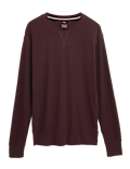 Cotton Supersoft Waffle Lounge Sweatshirt