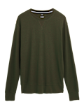 Cotton Supersoft Waffle Lounge Sweatshirt